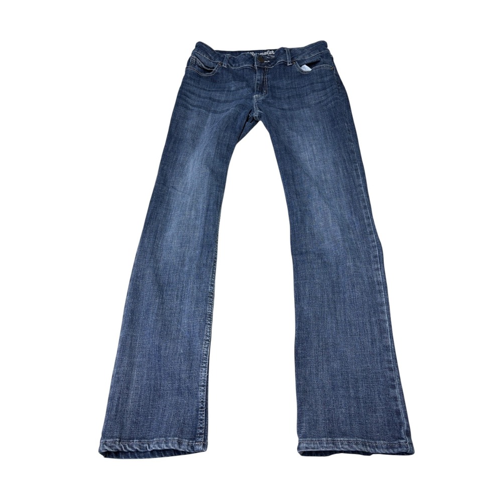 Wrangler Straight Leg Jeans Womens W32 L32 Dark Wash Stretch Denim‎ 1009MWTMS